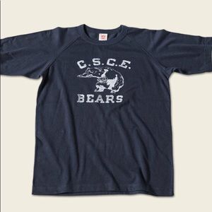 Mens Bronson Clothing Vintage C.S.C.E. Bears Raglan Sleeve T-Shirt XL / XXL